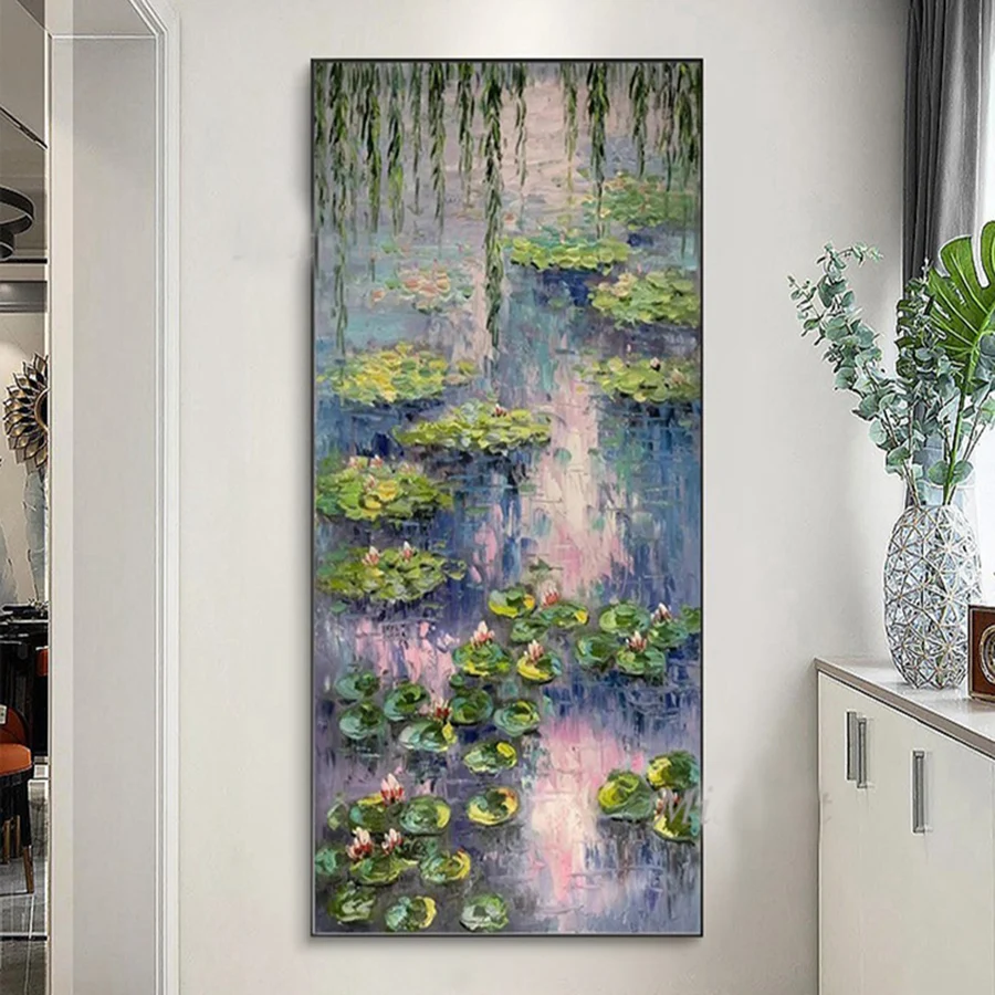 

Алмазная живопись Monet ВОДНЫЕ ЛИЛИИ, полностью Алмазная мозаика, вышивка стразы, картины, известная живопись, вышивка крестиком