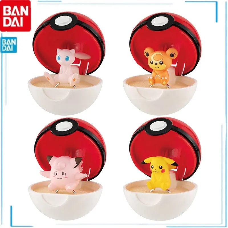 

BANDAI Pokemon Gashapon Pikachu Action Figures Model Genuine Anime Figures Collection Hobby Gifts Toys