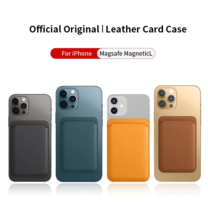 

Original For Magsafe Magnetic Wireless Charging Case For iPhone 11 12 13 Pro MAX mini XR X XS MAX 7 8 Plus Magnetic Card Holder
