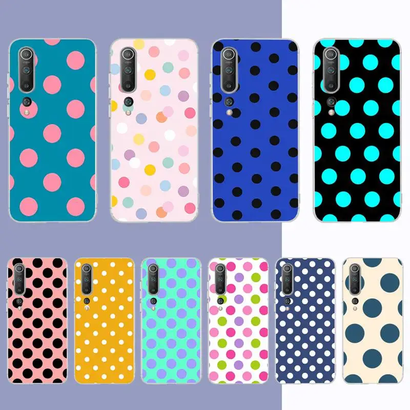 

MaiYaCa Colorful Polka Dot Phone Case for Samsung S21 A10 for Redmi Note 7 9 for Huawei P30Pro Honor 8X 10i cover