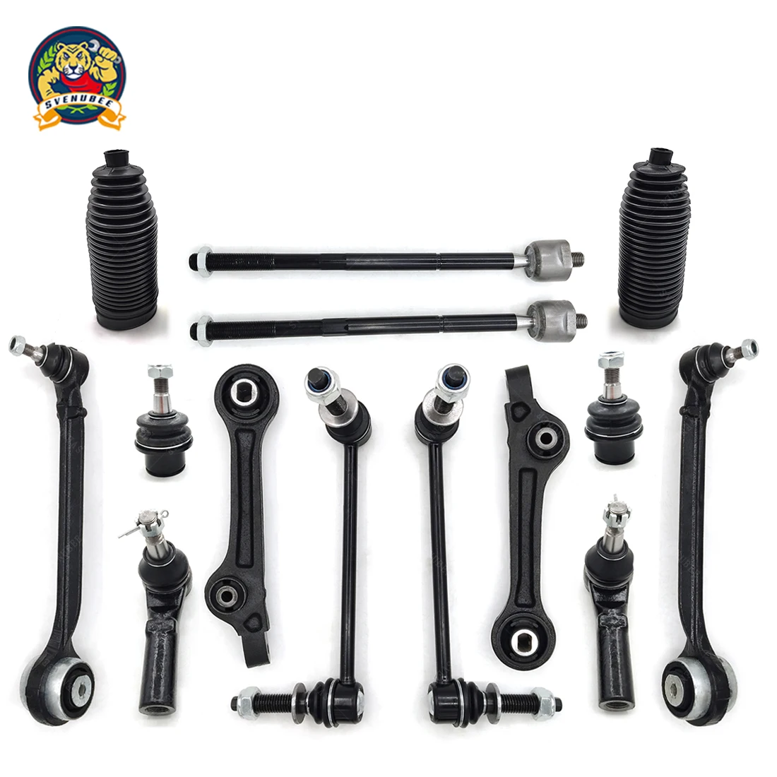 

Svenubee 14pcs Front Lower Control Arm Tie Rod Sway Bar Kits for Chrysler 300 Dodge Challenger Charger RWD 2011 2012 - 2018 2019