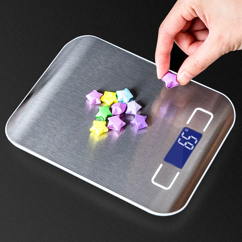 Кухонные весы из нержавеющей стали для пищевых продуктов цифровые кухонные с