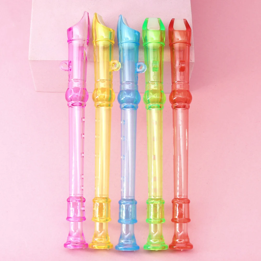 12 шт. маленькая флейта детская игрушка кларнет с 6 отверстиями голосовые