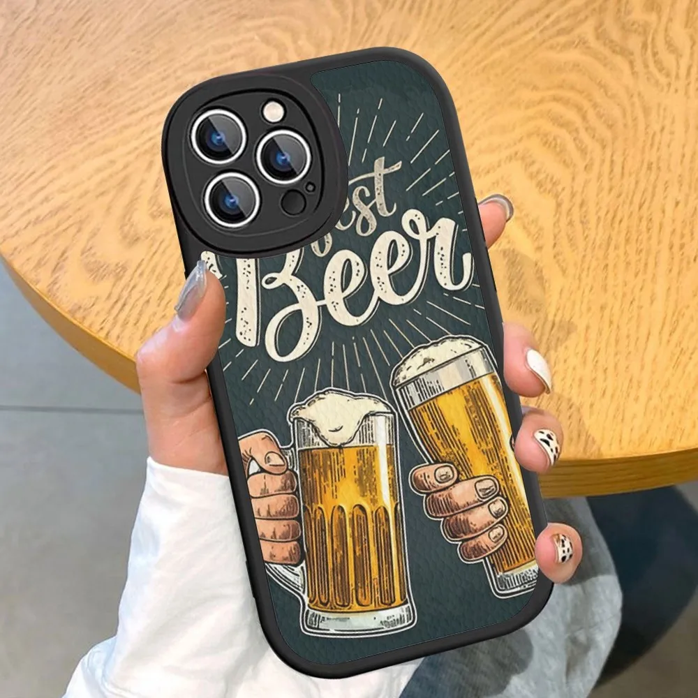 Чехол для телефона Beers Alcohol Bubble из жесткой кожи iPhone 14 13 12 Mini 11 Pro Max Xs X Xr 7 8 Plus Fundas