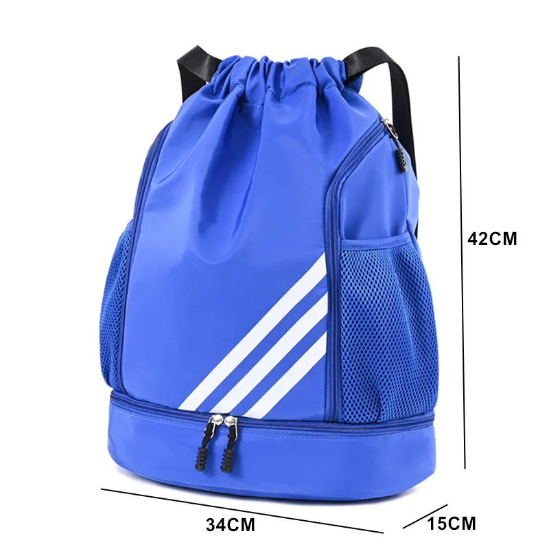 Gym Sports Bag For Men Female Bolsas Drawstring Basketball Rucksack Outdoor Climbing Shoe Pocket Camping Women's Travel Backpack