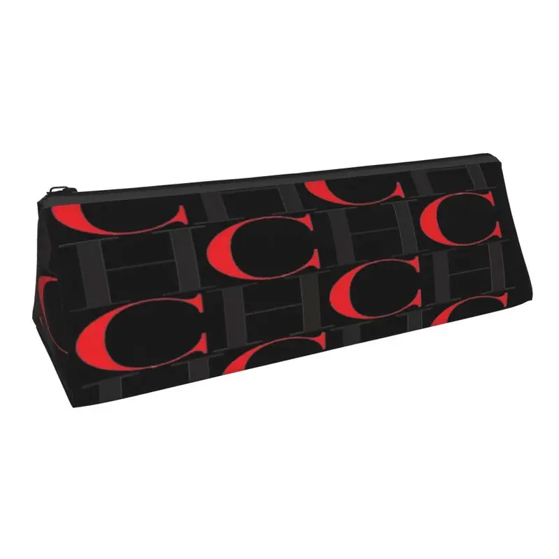 

Triangle Pen Bag Black luxury brand designer purses and handbags