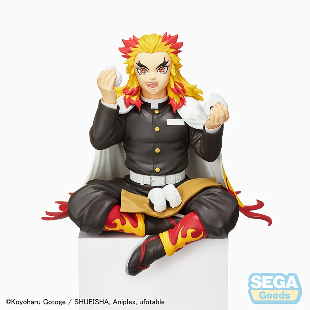 

Newest Sega Original Anime Figure Demon Slayer Rengoku Kyoujurou Rice Ball Collectile Action Figures Toys