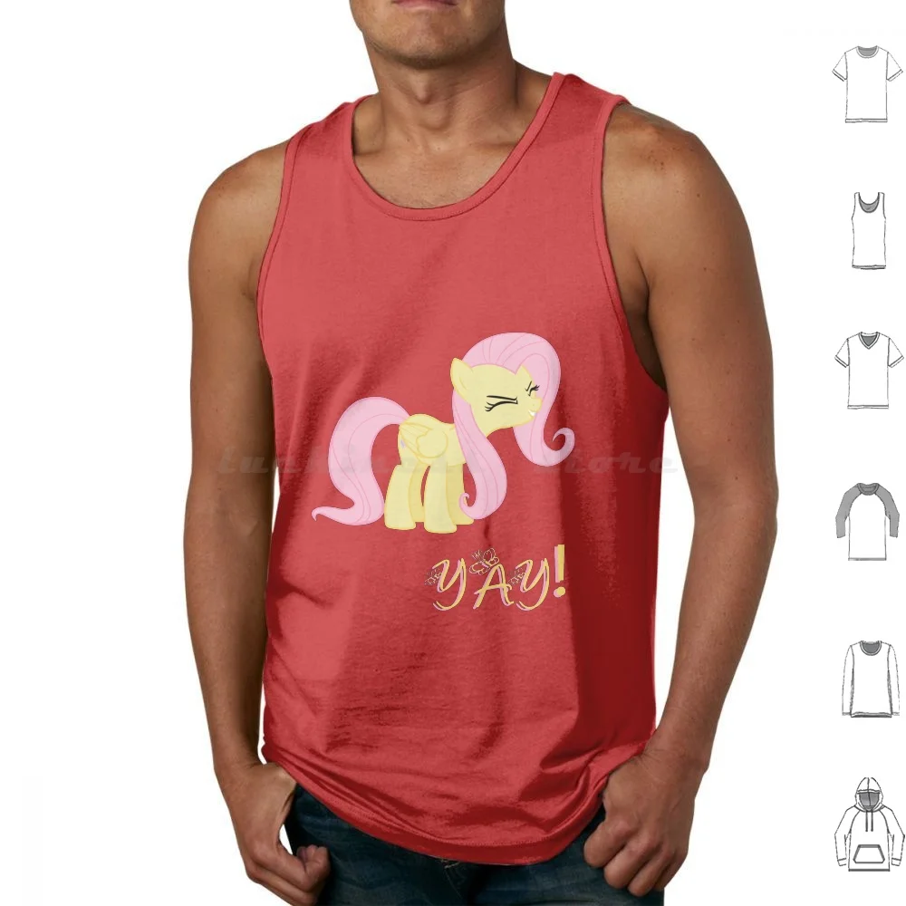 

Yay! Tank Tops Vest Sleeveless Fluttershy Yay My Little Mlp Friendship Is Magic Fim