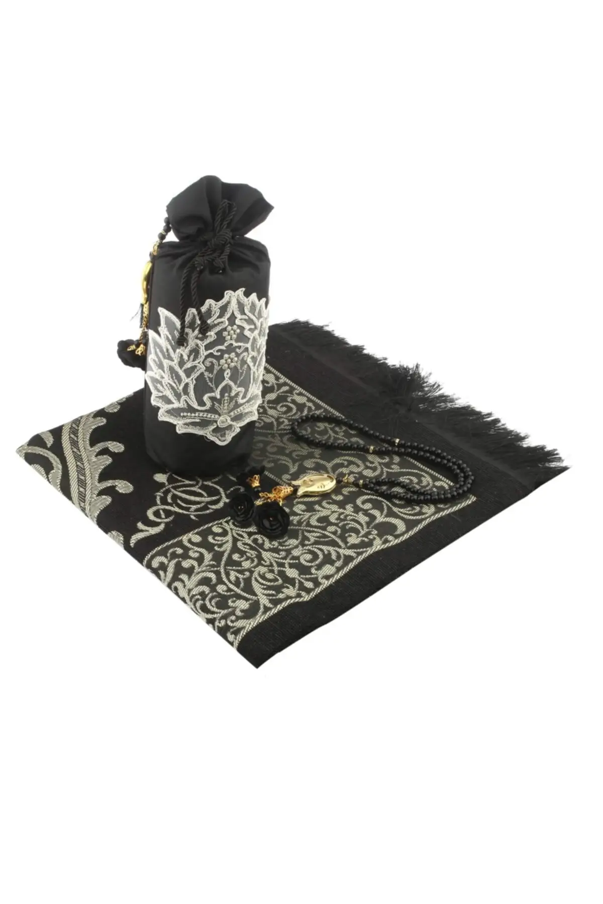 

Sweeping Pouch Seccade Rosary Set Black (Star Series) Cotton Washable Carpet & Rug Mat Home Furniture