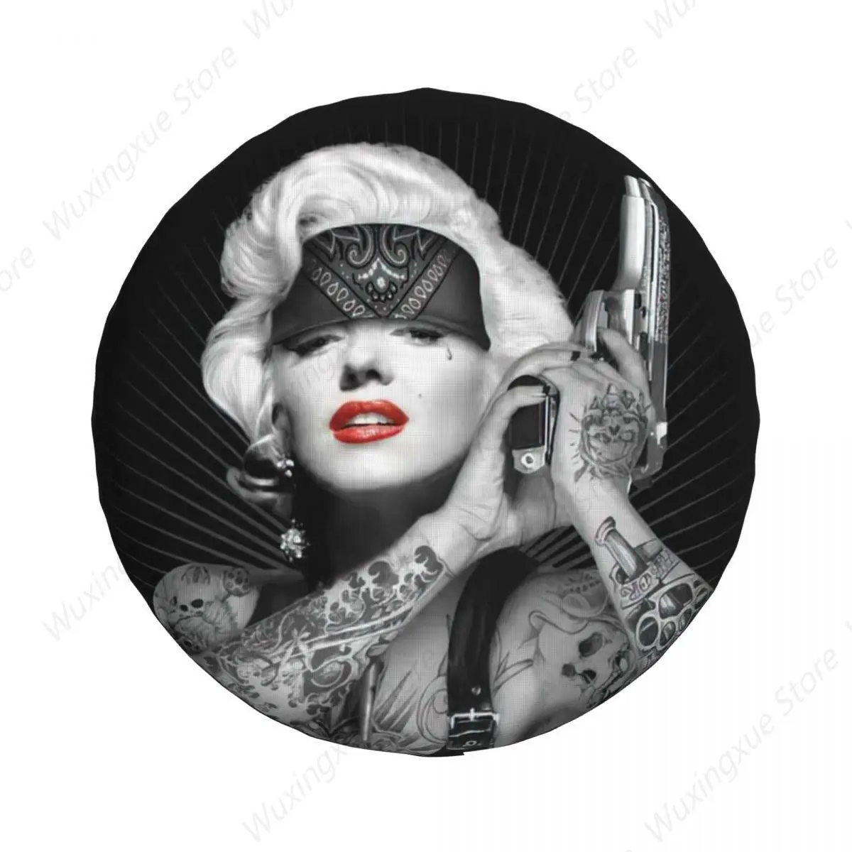 Забавный чехол для шин Мэрилин Монро защита колес от атмосферных воздействий