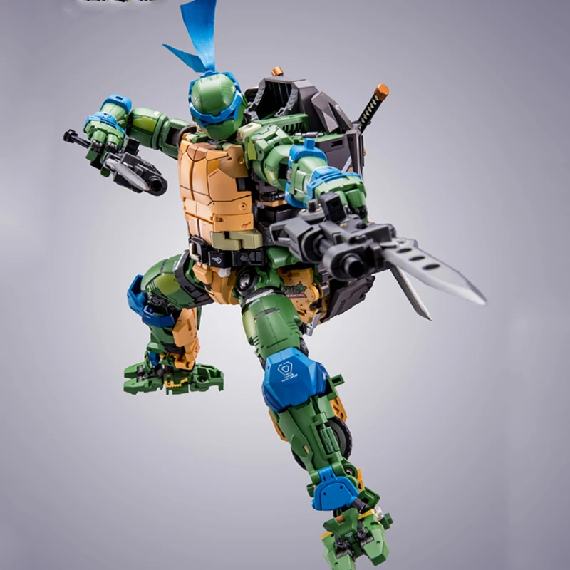 В наличии Трансформация HEATBOYS Ninja Черепашки Леонардо HB0018 Сплав Деформируемая