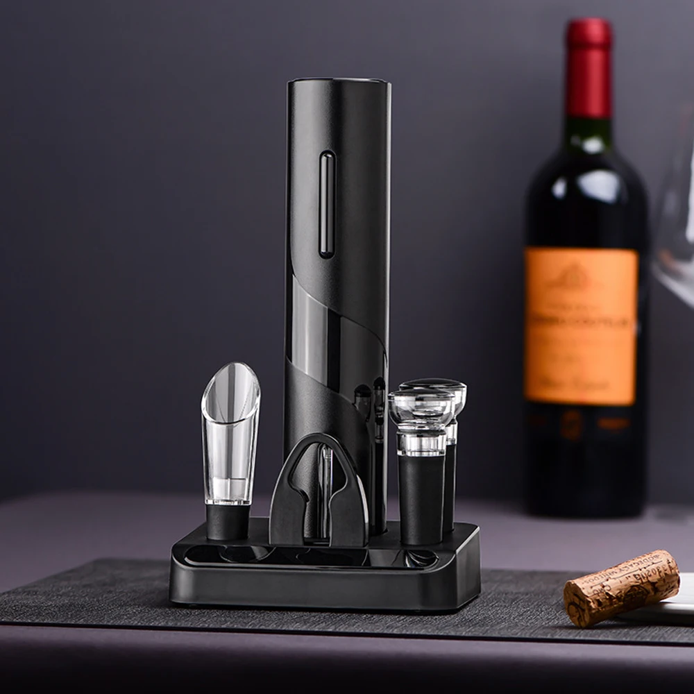 

Electric Wine Bottle Opener Wine Aerator Quick 360 degrees Rotating Wine Pourer Decanter Corkscrew Foil Cutter Kitchen Gadgets