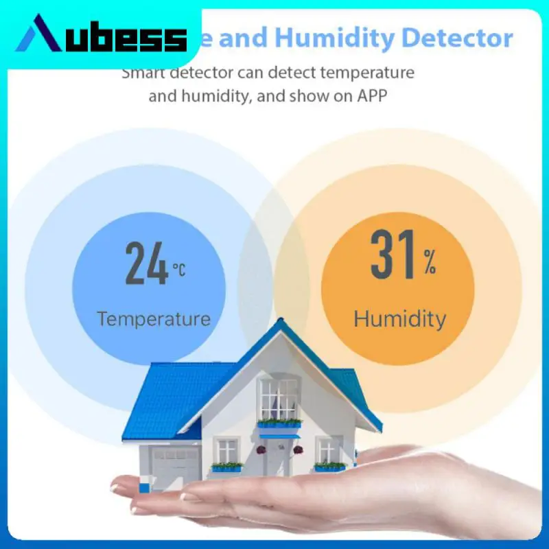

Датчик температуры и влажности с низким энергопотреблением, датчик температуры и влажности в режиме реального времени, для умного дома, длительный режим ожидания