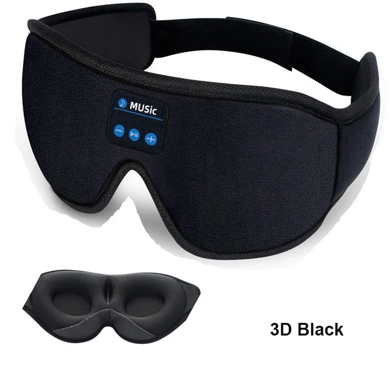 

Наушники для сна 3D Bluetooth 5,0, беспроводные, дышащие, с маской для сна, для путешествий