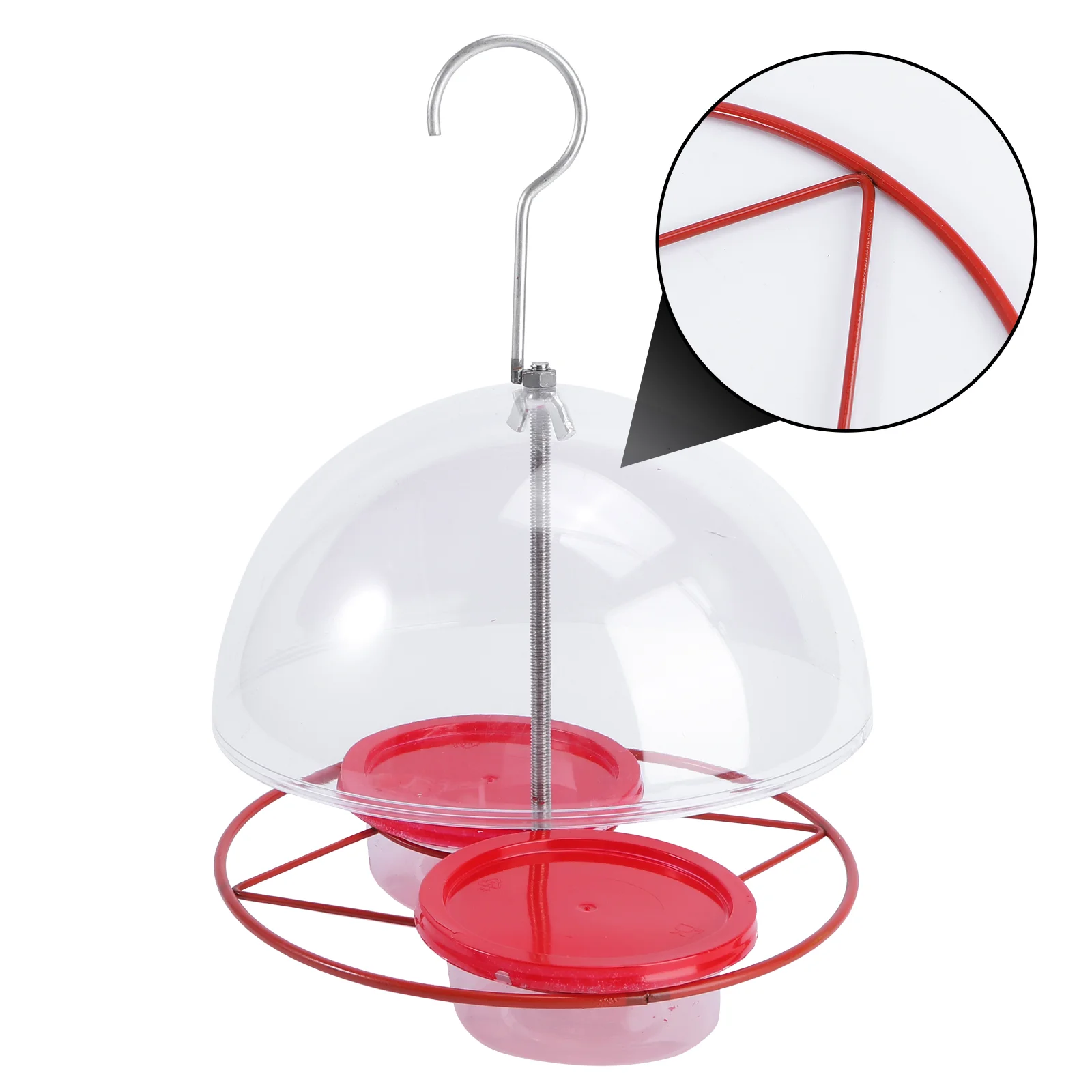 

1 Pc Home Hanging Bird Feeder Outdoor Bird Feeding Apparatus Bird Accessory