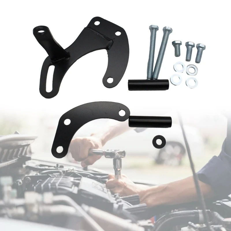 

Industrial Grade SWP Power Steering Pump Bracket set Steel Bracket Vehicle Accessoires Quick Installation for 327 Drop Shipping