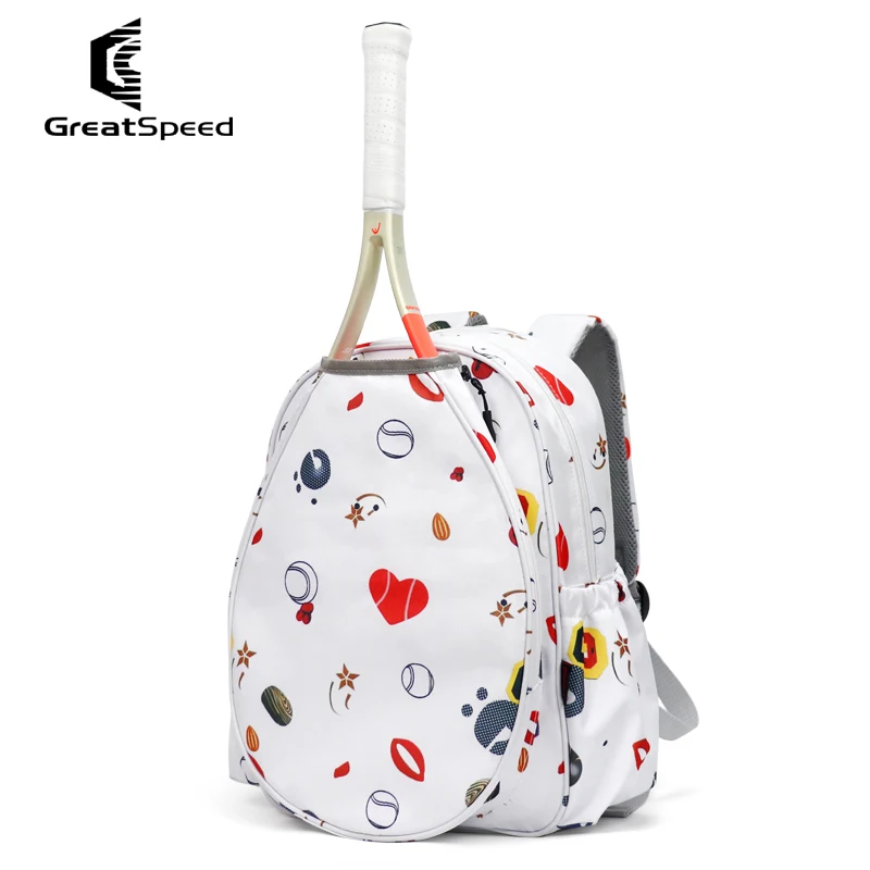 Новая спортивная сумка для тенниса GREATSPEED с мультистильным рисунком Молодежный