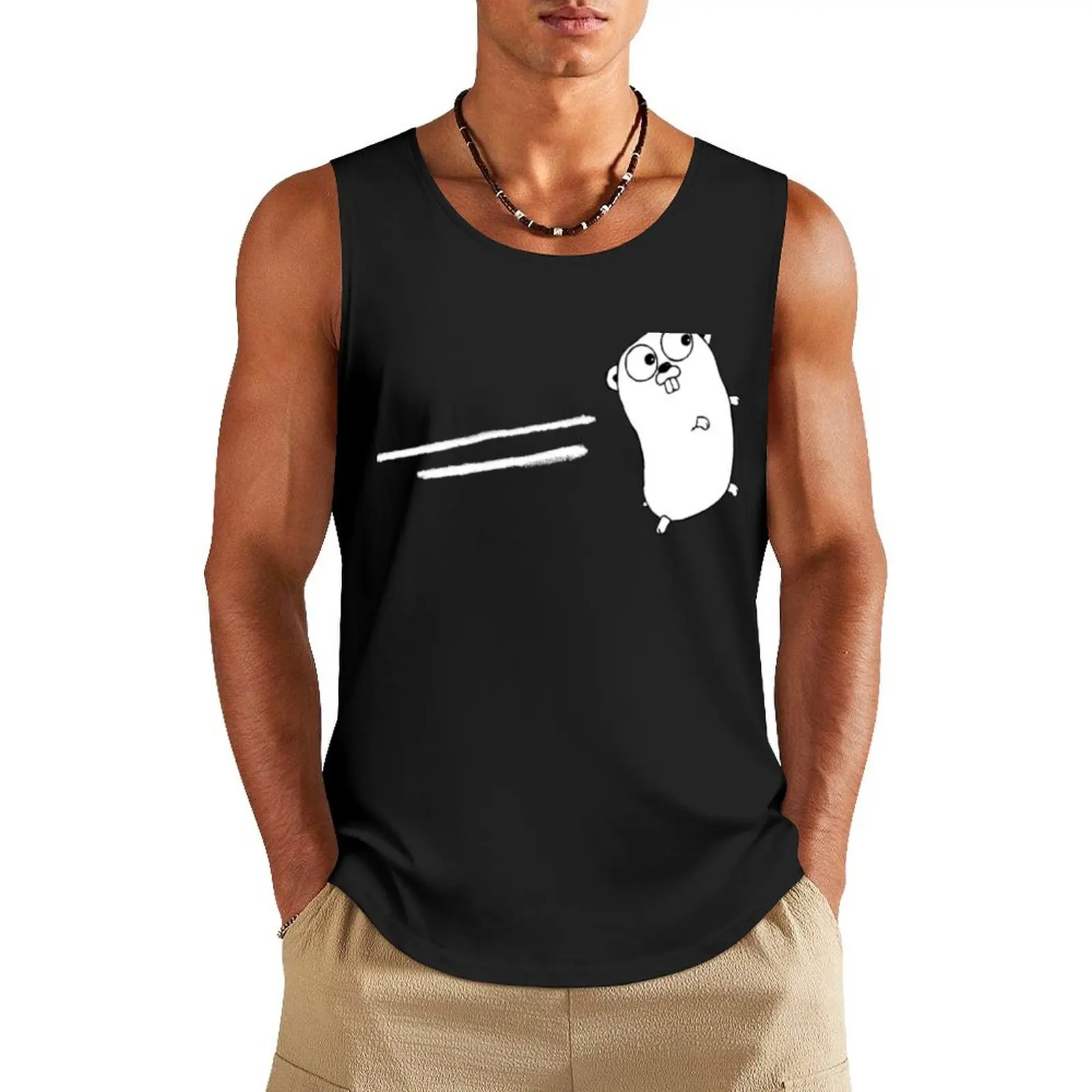 Программируемая майка Golang тренировочный жилет рубашки для тренажерного зала