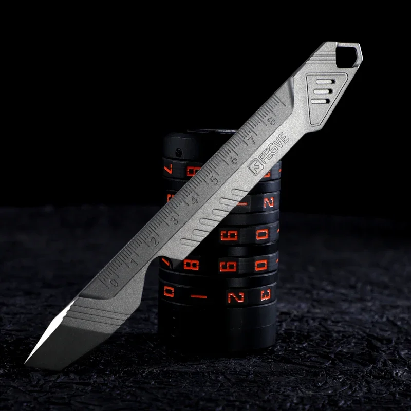 EDC Сверхлегкая линейка из титанового сплава измерительная для рисования