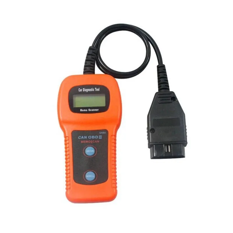Считыватель кодов двигателя/шины CAN U480 устройство для чтения memoscan OBD2 OBDII
