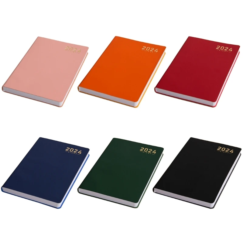 

2024 Planner Calendar Leather Planner Notebook Appointment Book Journal