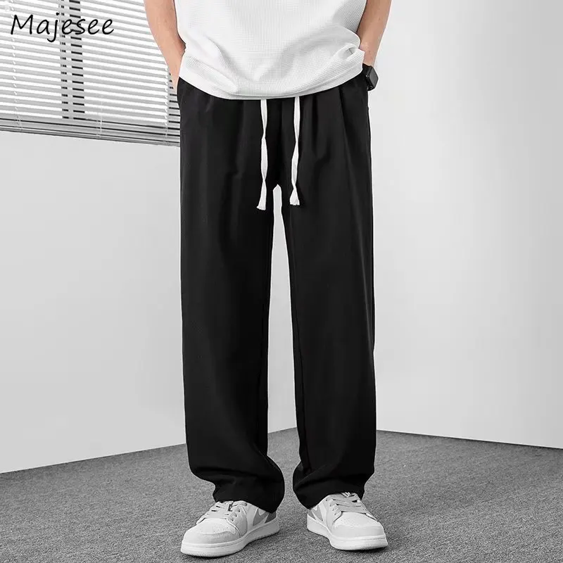

Casual Pant Men Casual Baggy Summer Fashion Teens Simply All-match Streetwear Popular Trouser Daily Pantalones BF Gentle Hip Hop
