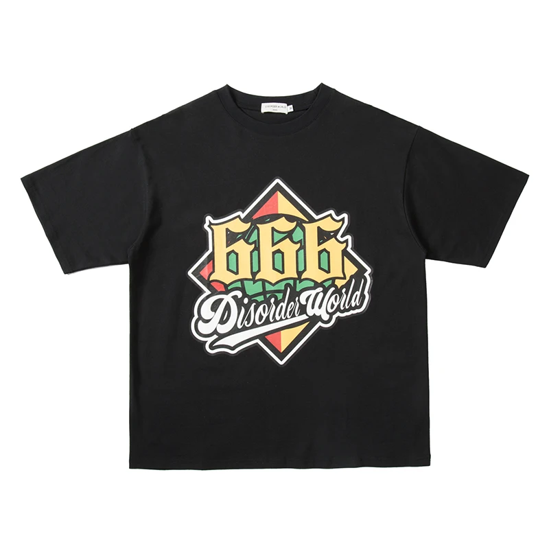 

Harajuku Retro Digital Letter Print White Black Summer Tshirts for Men and Women Short Sleeve Cotton Streetwear Oversized Tees