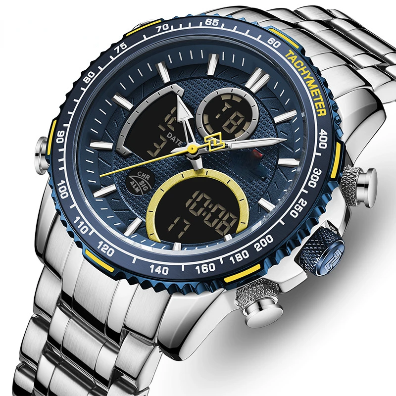 

Leisure Men Watch Top Luxury Brand Big Dial Sport Watches Mens Chronograph Quartz Wristwatch Date Male Clock Relogio Masculino