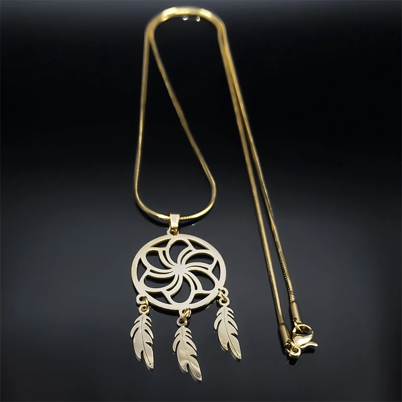 Изысканное Ожерелье Ловец снов с цветком жизни для женщин и мужчин ожерелье из