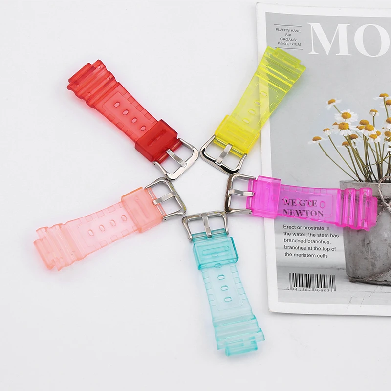 Watch Accessories Men's resin strap case For Casio G-Shock GA2100 GA2110 Outdoor sports waterproof watch band Buckle