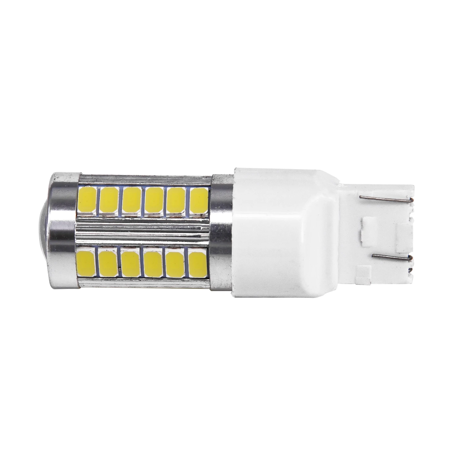

2 шт., автомобильные лампы заднего хода T20 7443 7440 5630 33SMD LED 6000K