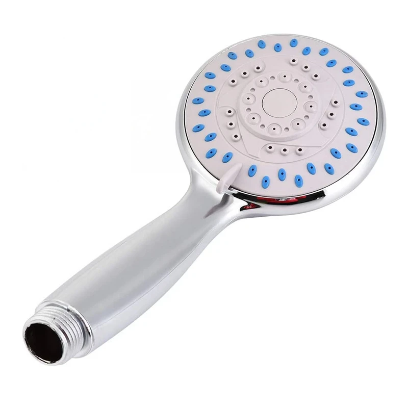 

Handheld Hand Shower High Pressure Shower Head Chrome-Plated Hand Shower Head G1/2 Shower Head 3 Patterns Silver