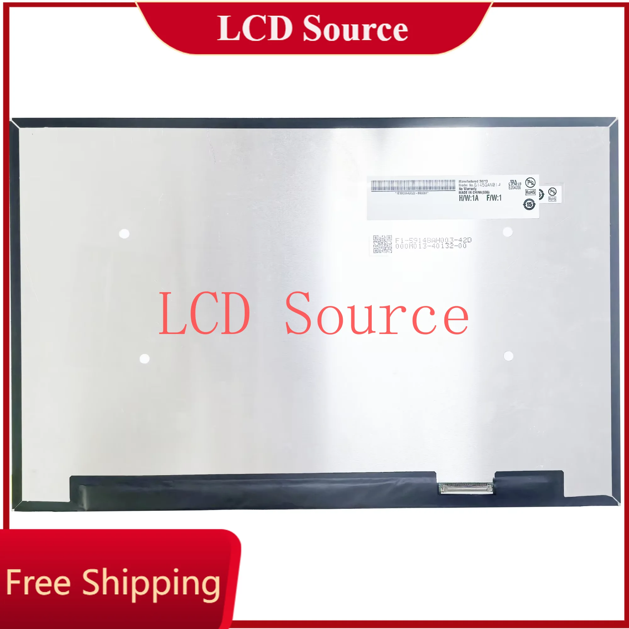 B145QAN01.J QHD матрица 14 5 дюймовый ноутбук 2560X1600 40pin EDP Оригинальный дисплей сменная