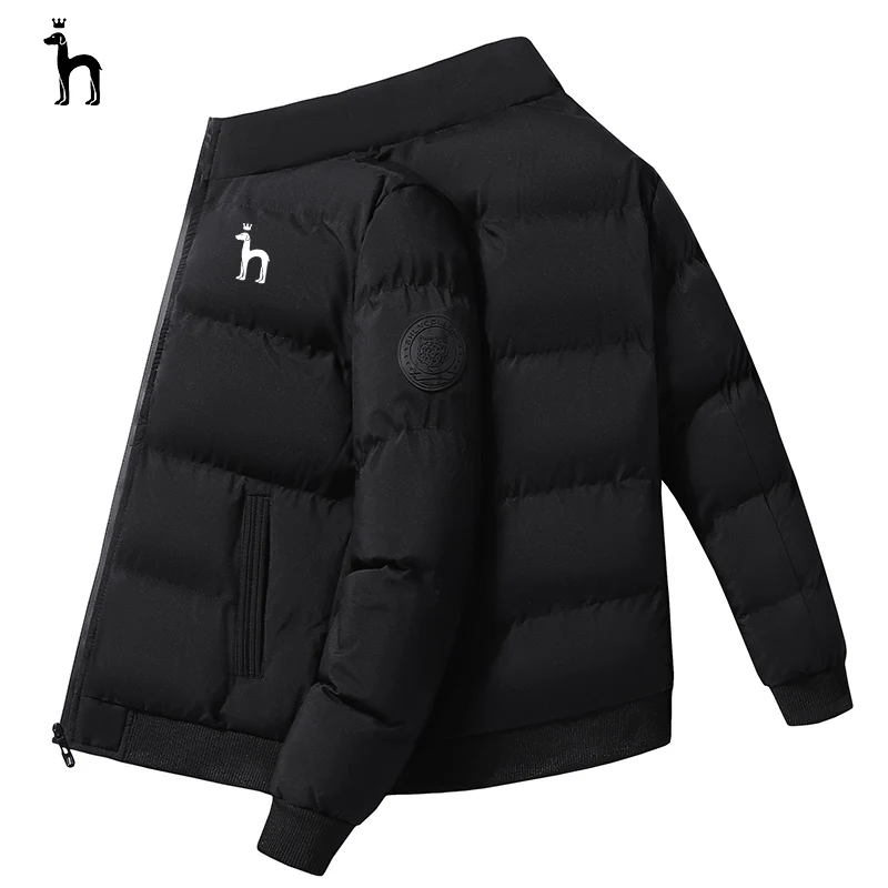 

HAZZYS Winter 2022, men's windbreaker, zippered, casual, fashionable, outdoor jacket jacket, cotton jacket, down jacket