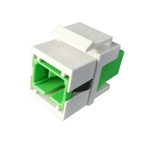 SC волоконно-оптический модуль Keystone Jack с крючком-вставкой для Simplex UPC Green APC SC/SC Соединительный адаптер удлинитель