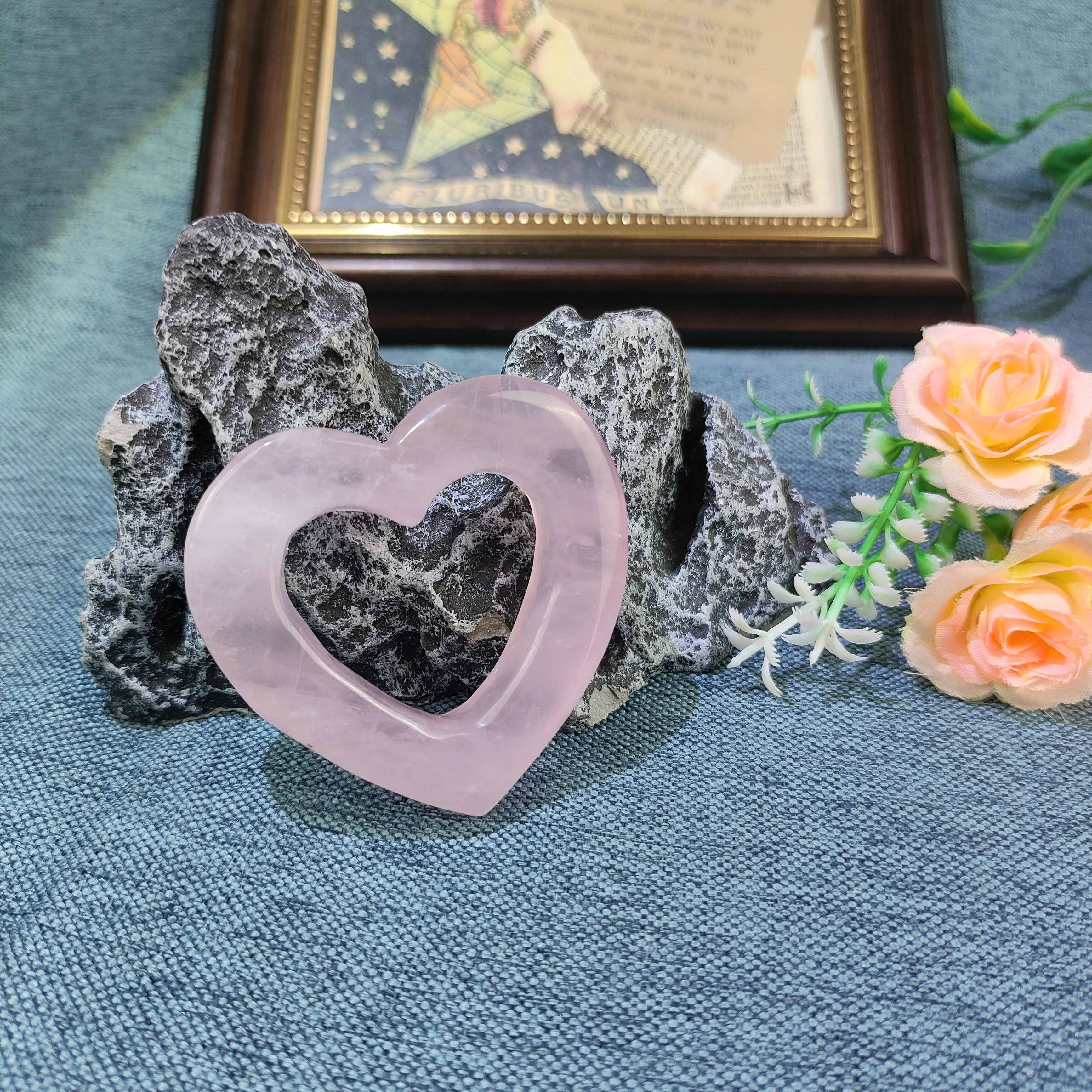 1 шт. натуральные драгоценные камни из розового кварца