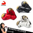 KoKossi удар Боксёрские перчатки для Для мужчин Для женщин Для мужчин искусственная Каратэ Муай Тай Guantes De Boxeo бой ММА Санда обучение взрослых детское оборудование Для мужчин t