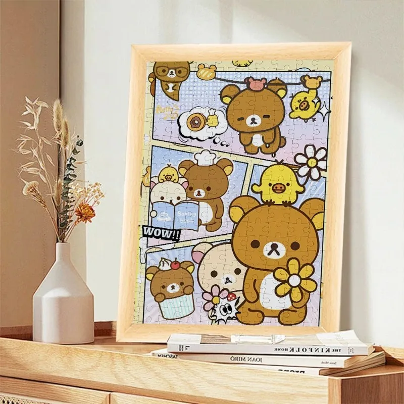 Фото Деревянная головоломка Rilakkuma: игрушка-антистресс, рекомендуемый подарок на день рождения для друзей №1