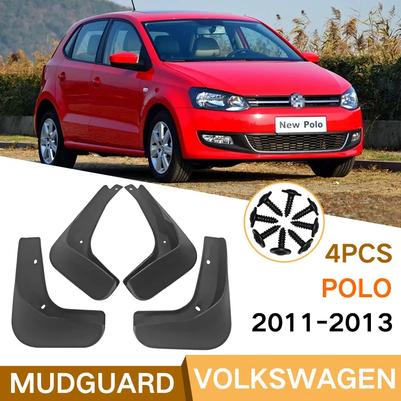 

Mud Flaps For 11-13 VW POLO MudFlaps Front Rear Fender Car Accessories