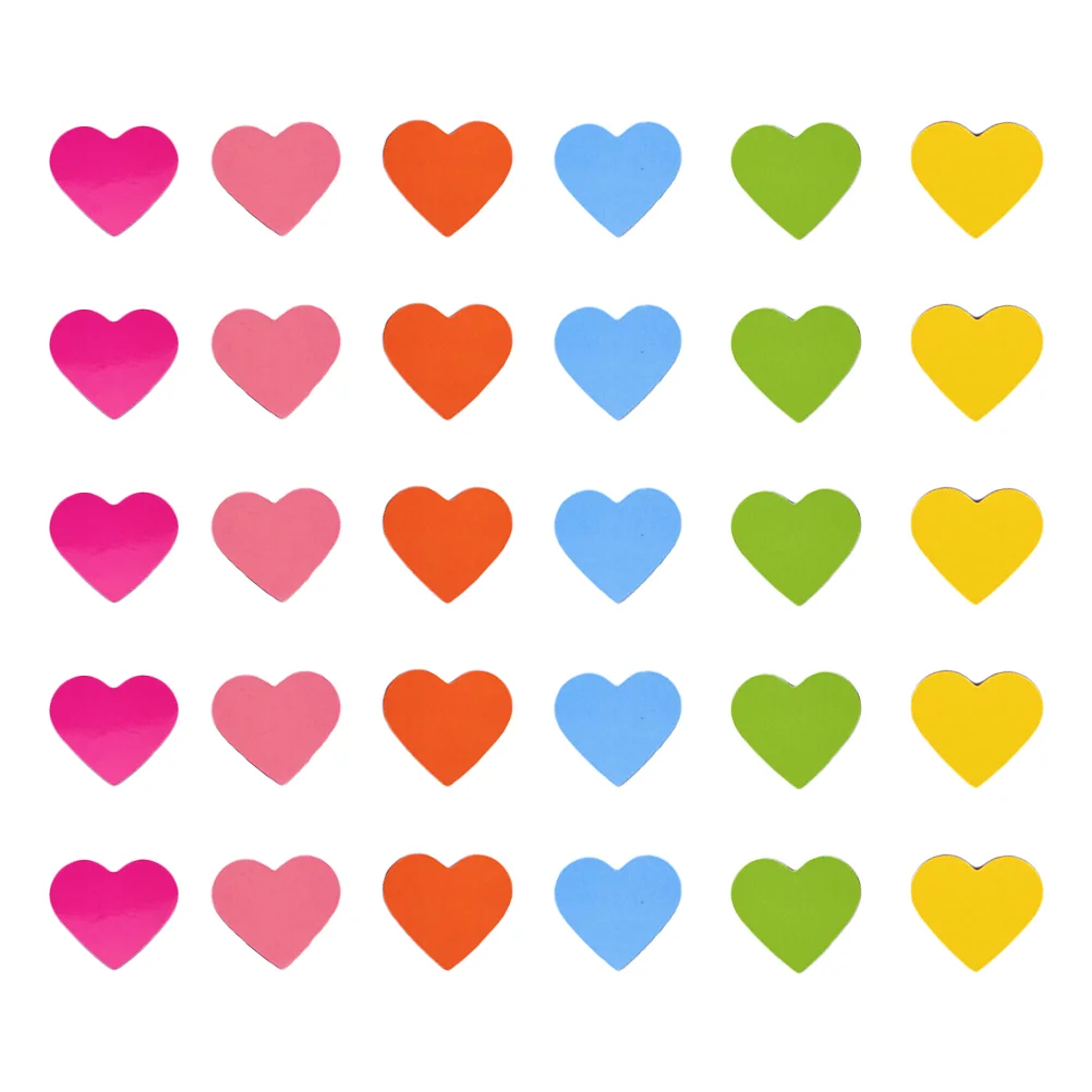 

120Pcs Refrigerator Magnets Blackboard Magnet Snap Heart Toy Kitchens Refrigerator Magnet Colorful Magnets