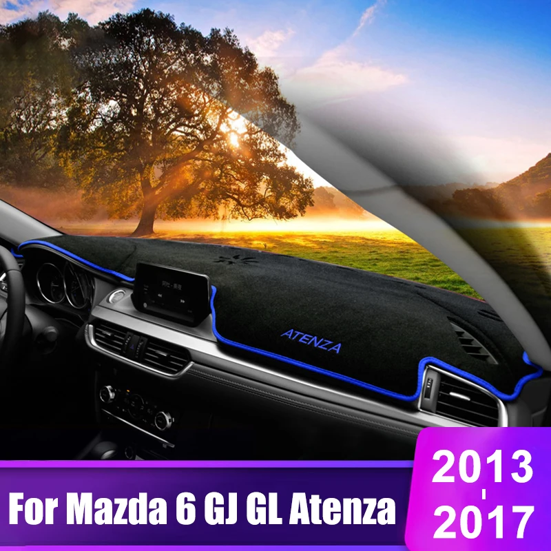 

For Mazda 6 GJ GL Atenza 2013 2014 2015 2016 2017 Car Dashboard Cover Mat Instrument Platform Desk Non-slip Carpets Accessories