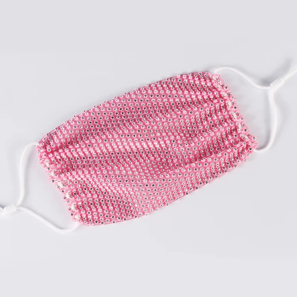 

Маска маскарадная прозрачная многоразовая женская, ювелирное украшение для вечевечерние с бриллиантами, эластичная моющаяся маска для лиц...