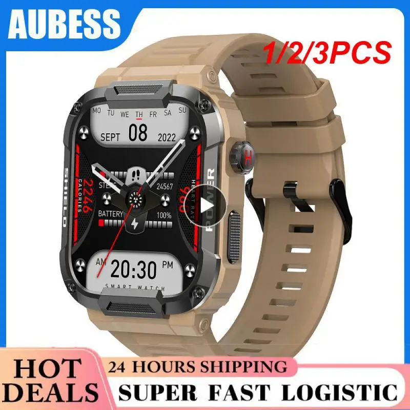 

1/2/3PCS New call Smart Watch Men IP68 5ATM Waterproof Outdoor Sports Fitness Tracker Health Monitor Smartwatch for