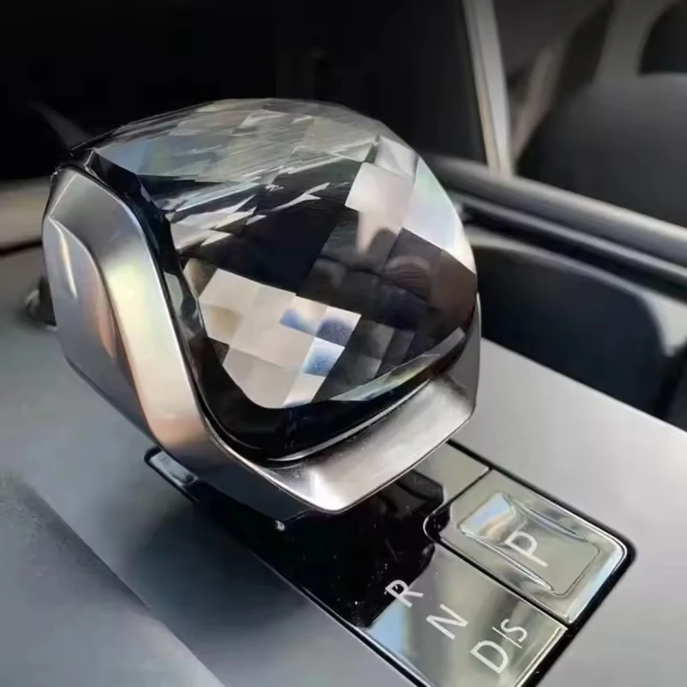 Для Jaguar XFL F-PACE 2021-2023 хрустальная ручка переключения передач рычаг головка рамка