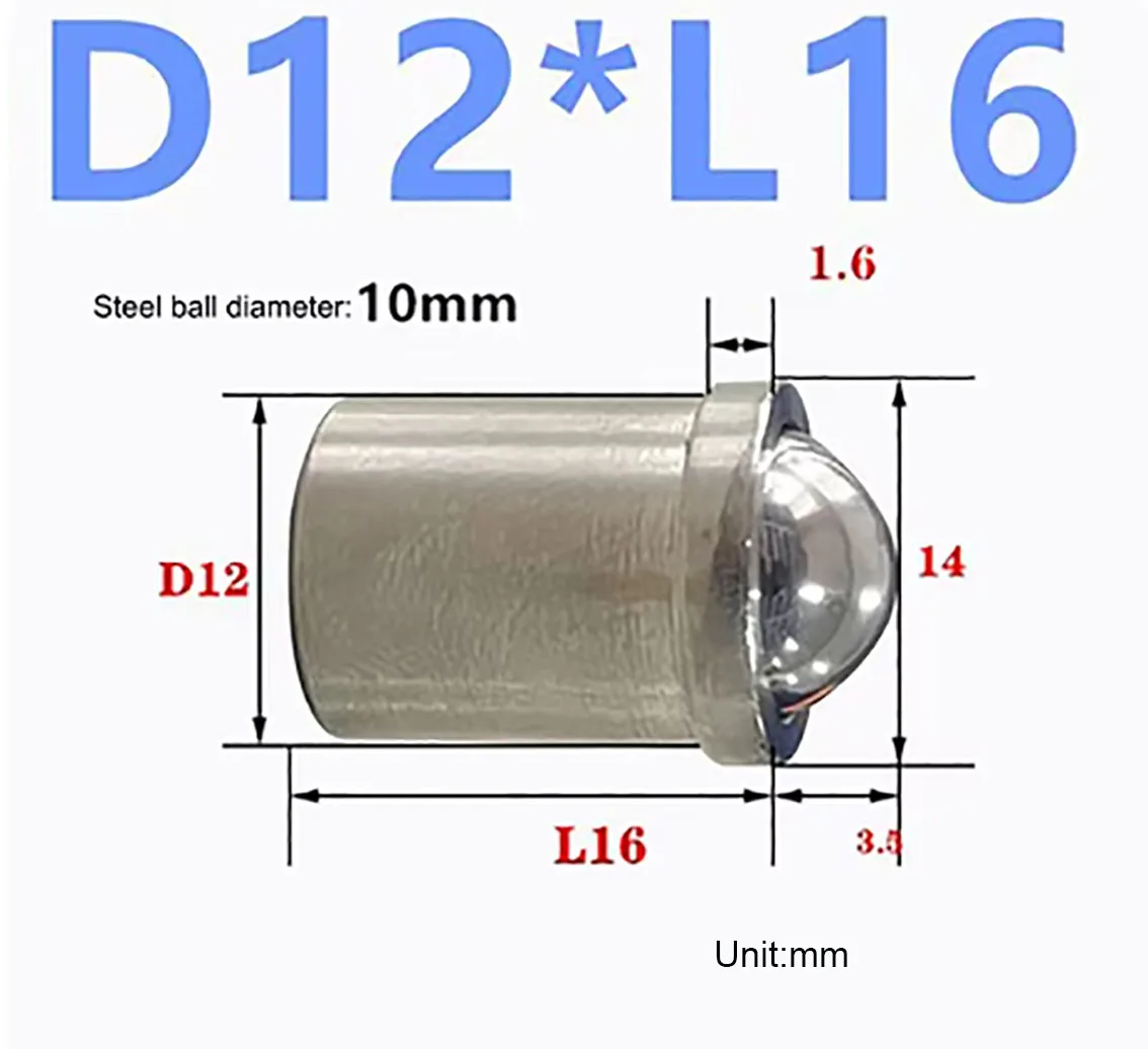 

Шариковые винты из нержавеющей стали D3 D4 D5 D6 D8 D10 D12