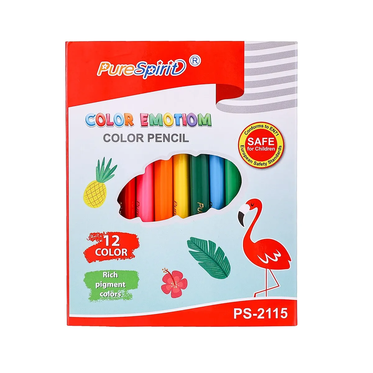 

Цветные карандаши PS-2115 12 цветов