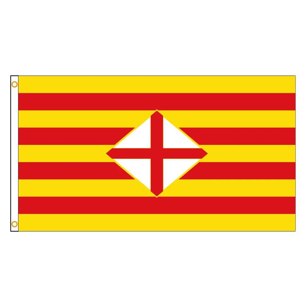 

Dsflag3X5Fts 90X150cm span Spanish Barcelona flag