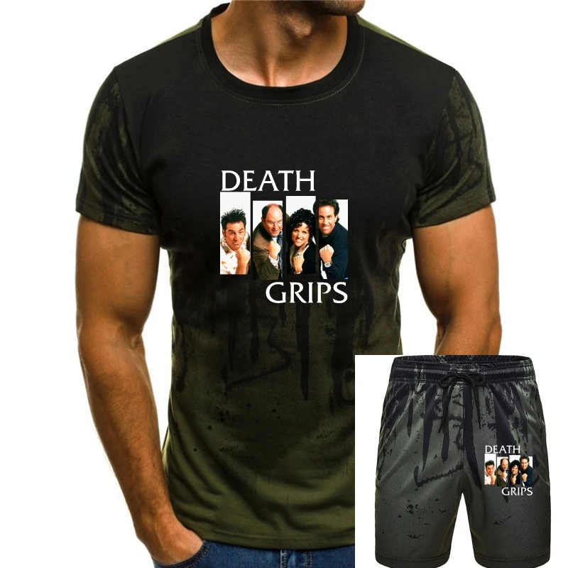 

Футболка мужская черная с графическим принтом