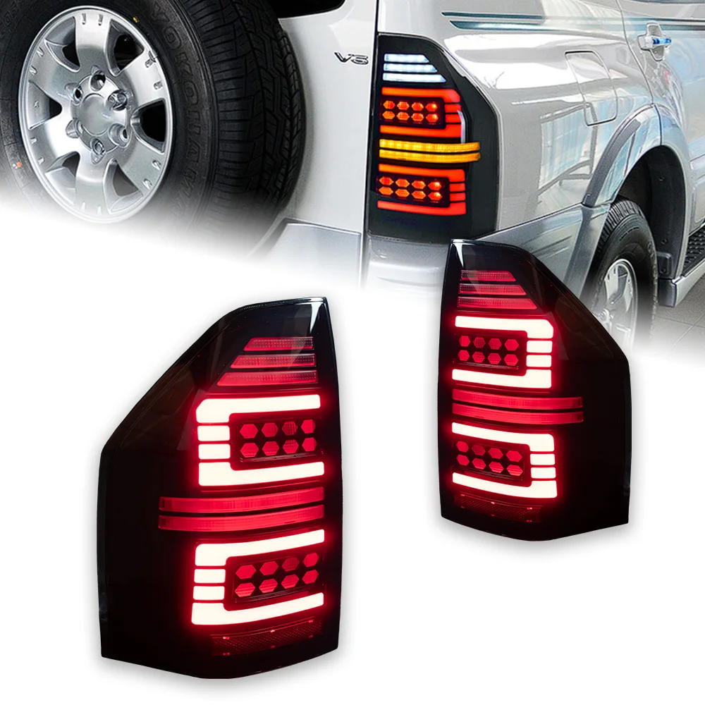 AKD Car Lights for Pajero V73 LED Tail Lamp 2004-2014 V75 V77 V87 Montero Dynamic Signal Animation DRL Automotive Accessories AKD Car Lights for Pajero V73 LED Tail Lamp 2004-2014 V75 V77 V87 Montero Dynamic Signal Animation DRL Automotive Accessories