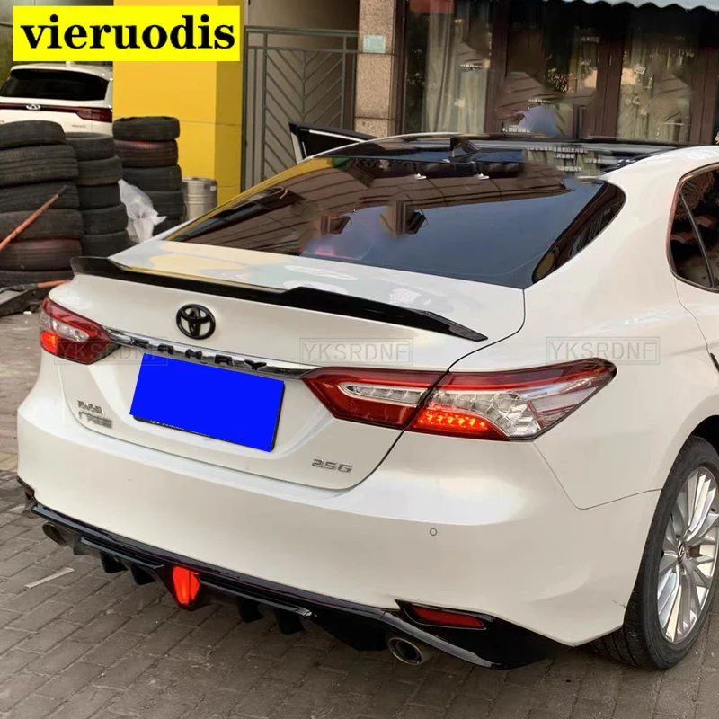 

Спойлер для TOYOTA Camry 2018, высококачественный задний спойлер из АБС-пластика для заднего крыла автомобиля